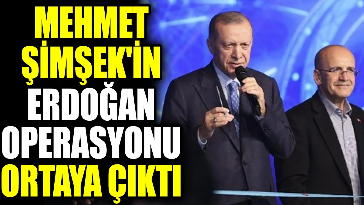 Mehmet Şimşek’in Erdoğan operasyonu ortaya çıktı